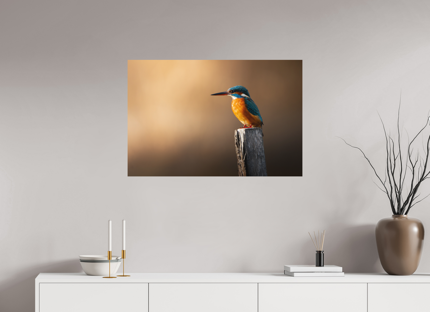 90 x 60 cm, Forex Or et Azur