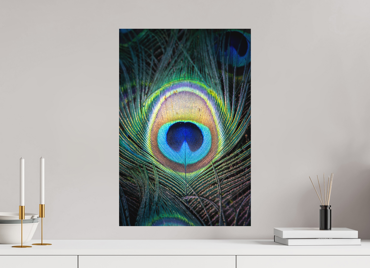 Paon Bleu | l'oeil de l'iridescence