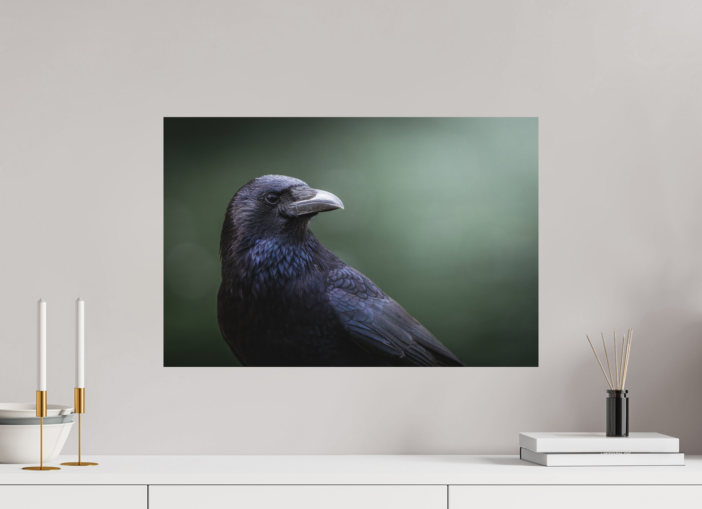 60 x 40 cm, Alu Dibond Noirceur Froide