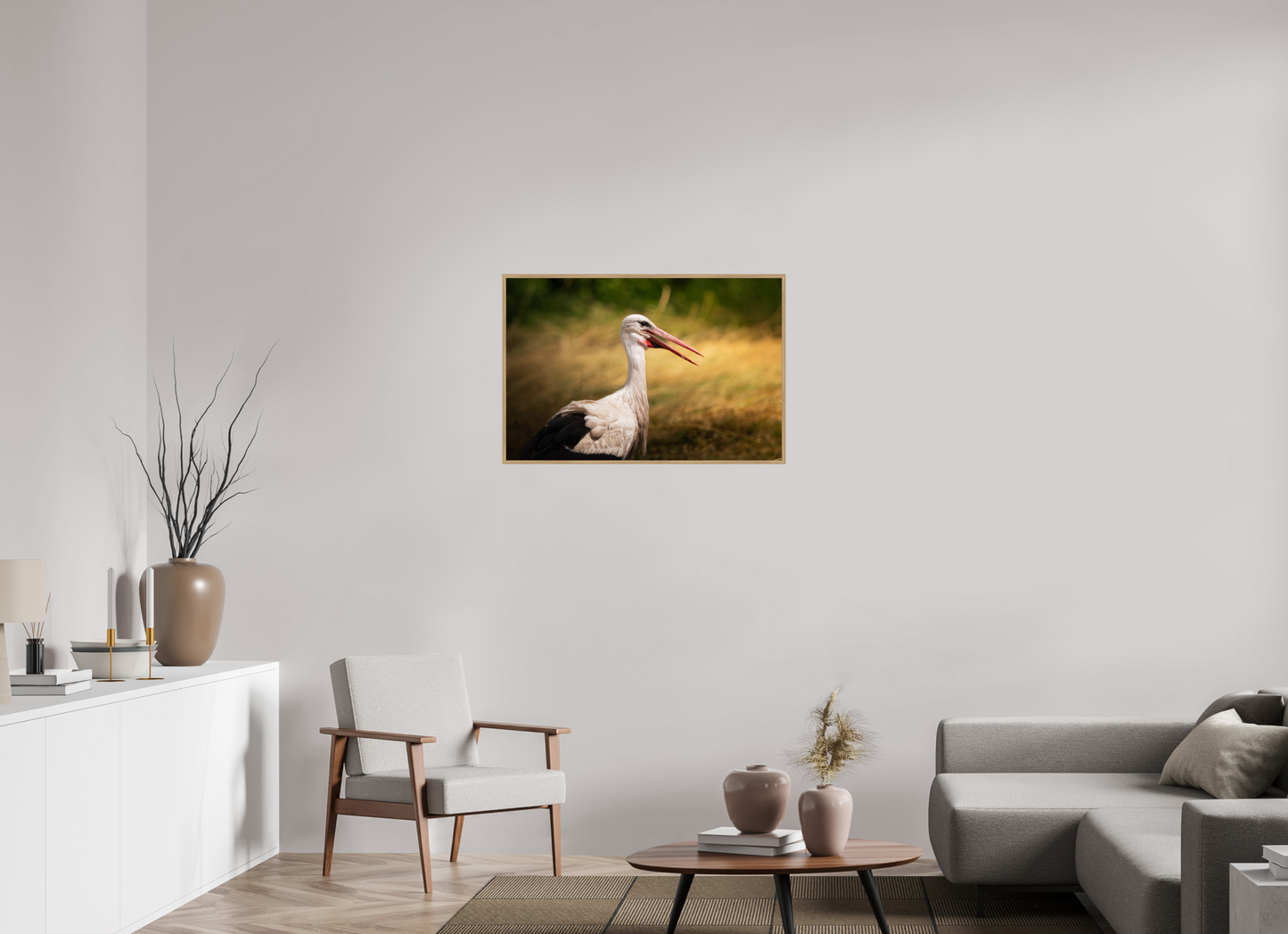 Cigogne blanche | une chaleur ardente