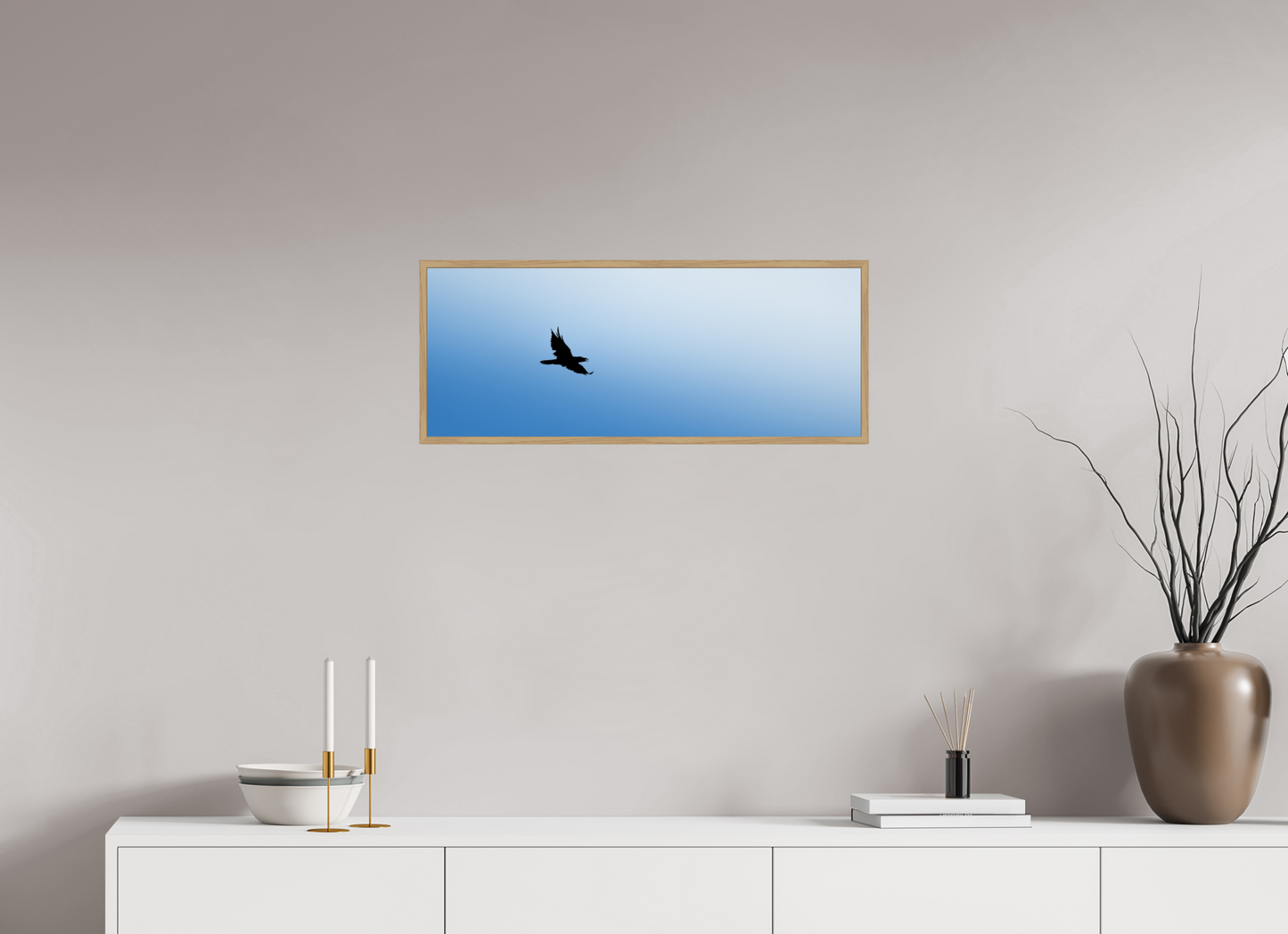 Grand Corbeau | noir et bleu