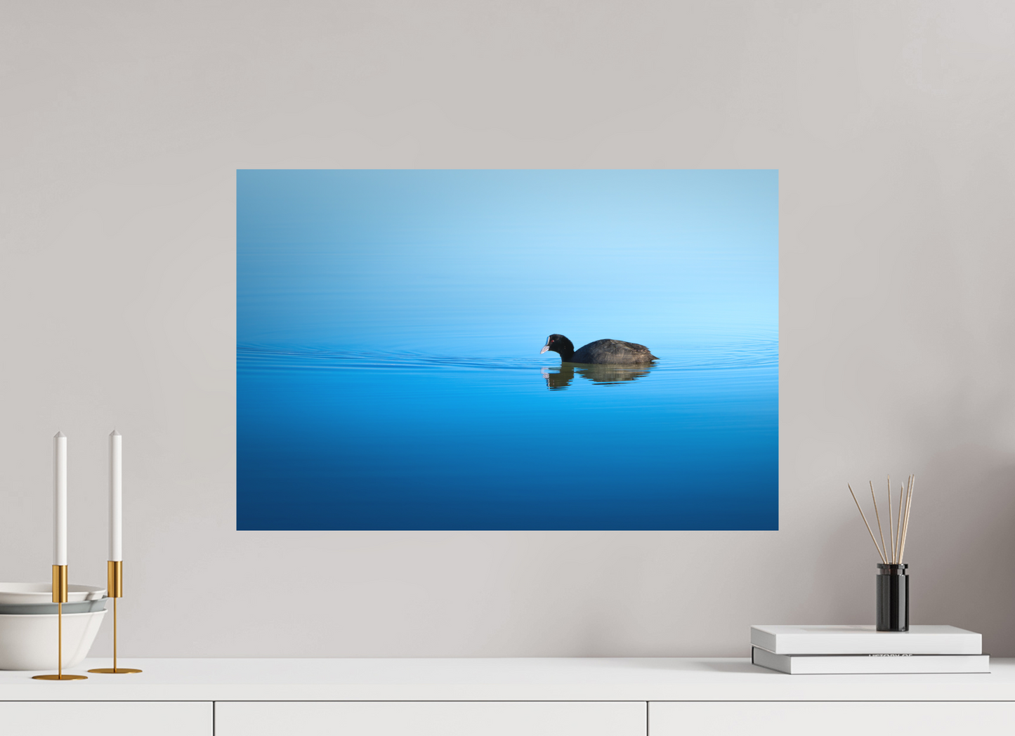 60 x 40 cm, Alu Dibond Mirroir Liquide