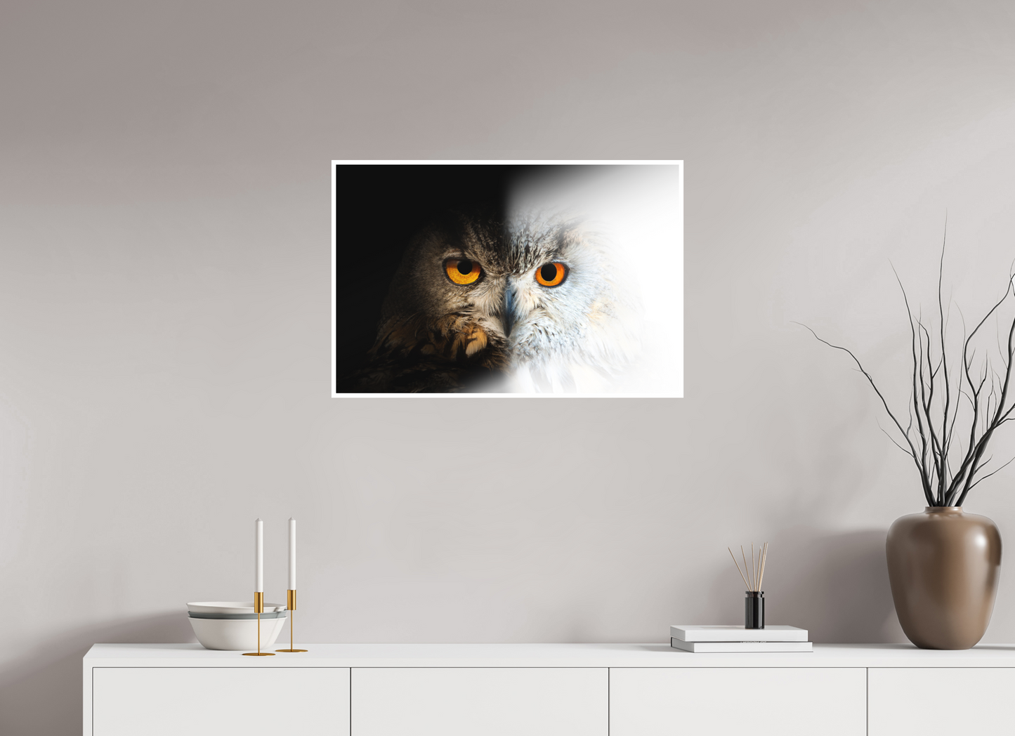 Hibou Grand-duc d'Europe & de Sibérie | entre ténèbres et lumière