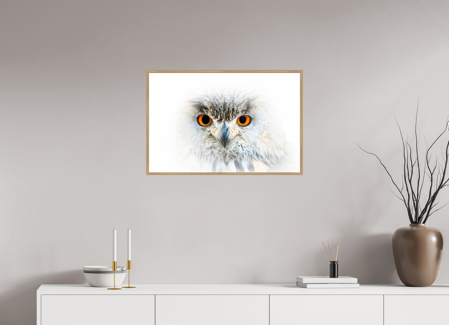 Hibou Grand-duc de Sibérie | les yeux du blizzard