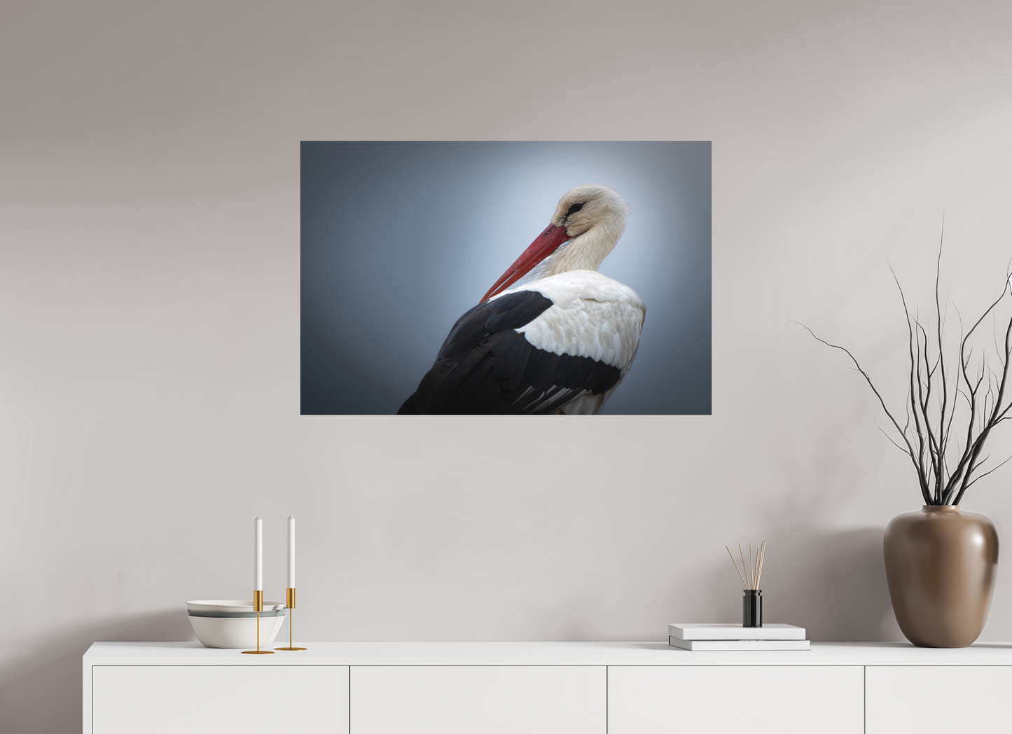 90 x 60 cm, Forex Élégance Boréale