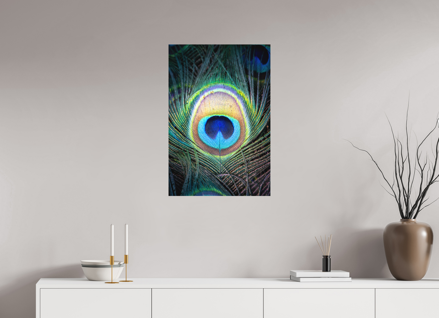 Paon Bleu | l'oeil de l'iridescence