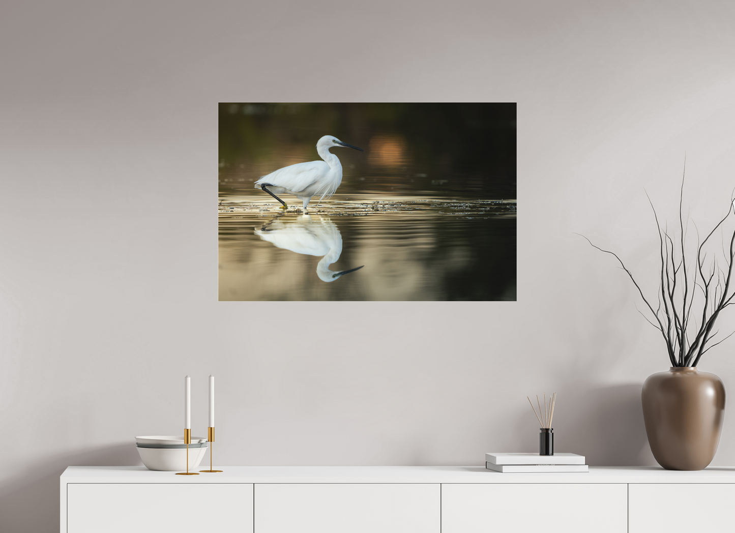 Aigrette Garzette | un reflet parfait