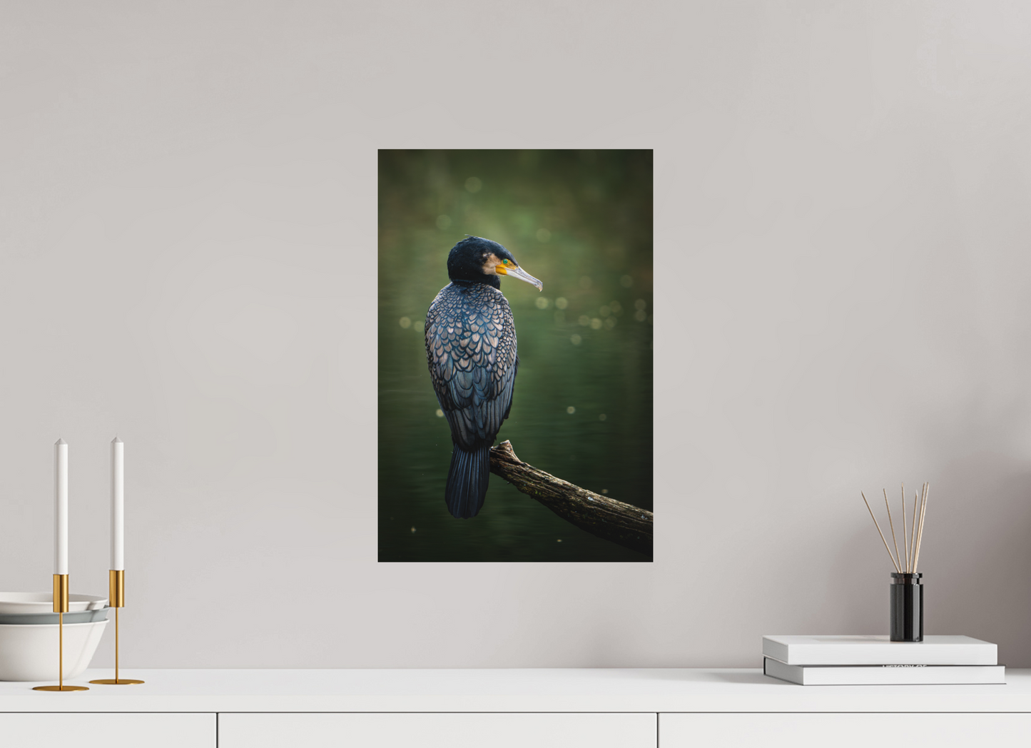 30 x 45 cm, Alu Dibond Splendeur Noire