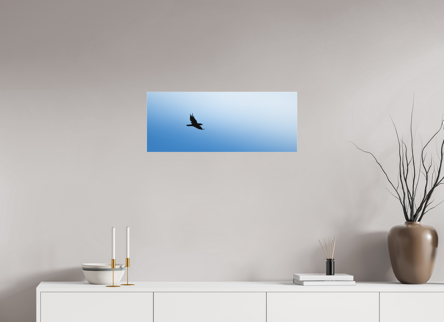 Grand Corbeau | noir et bleu