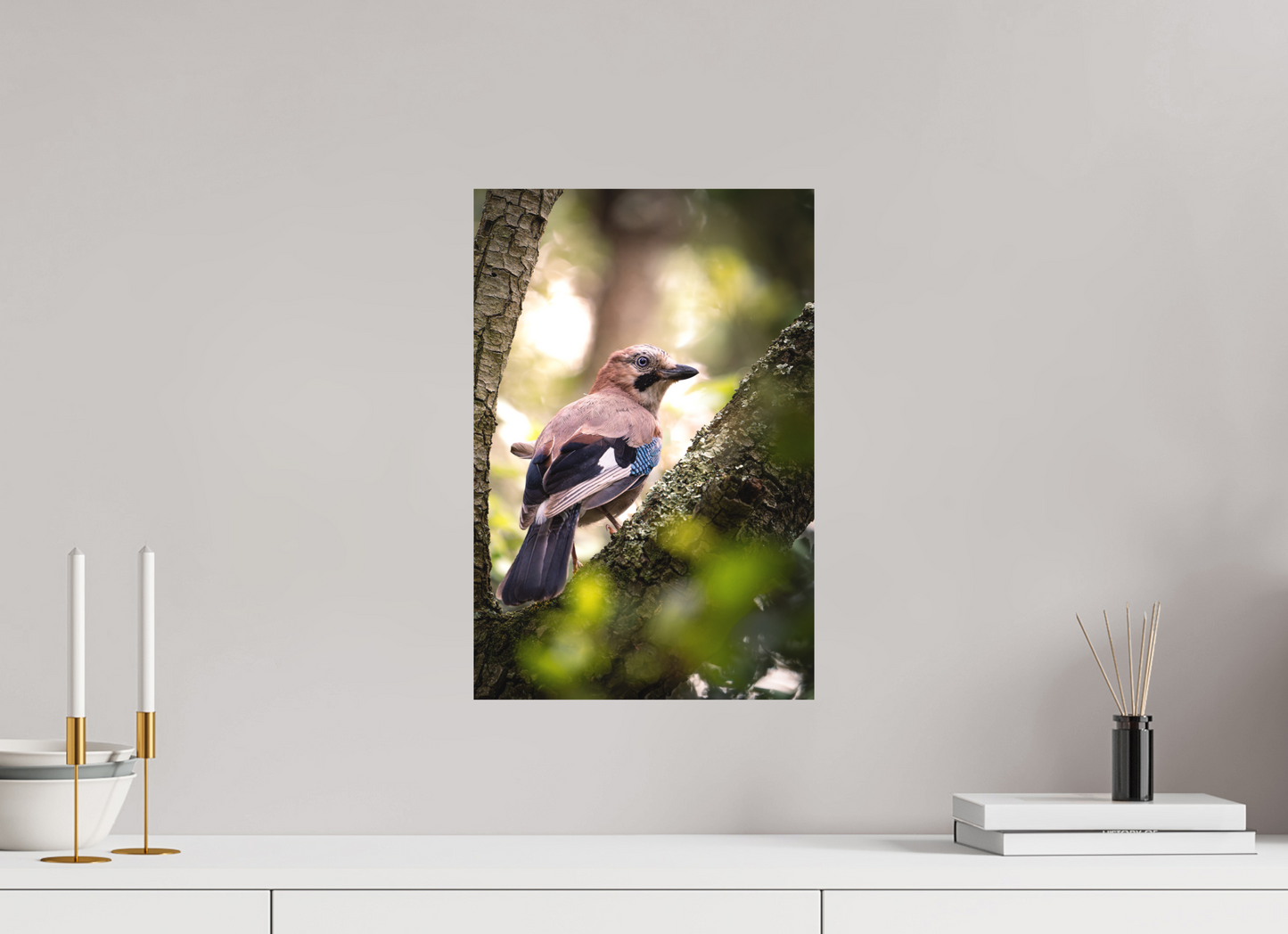 30 x 45 cm, Forex Œil du Chêne