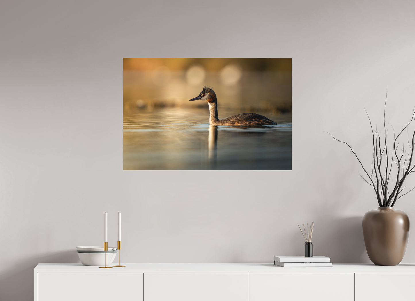 90 x 60 cm, Forex Onde Dorée