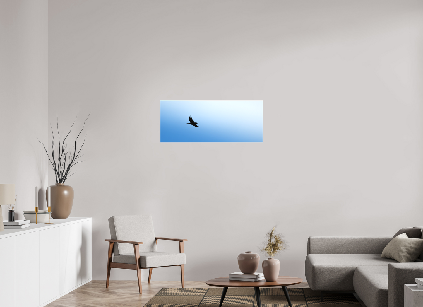 Grand Corbeau | noir et bleu