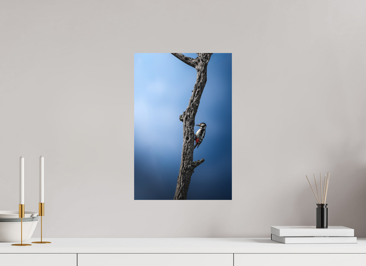 30 x 45 cm, Alu Dibond Vie contre Mort
