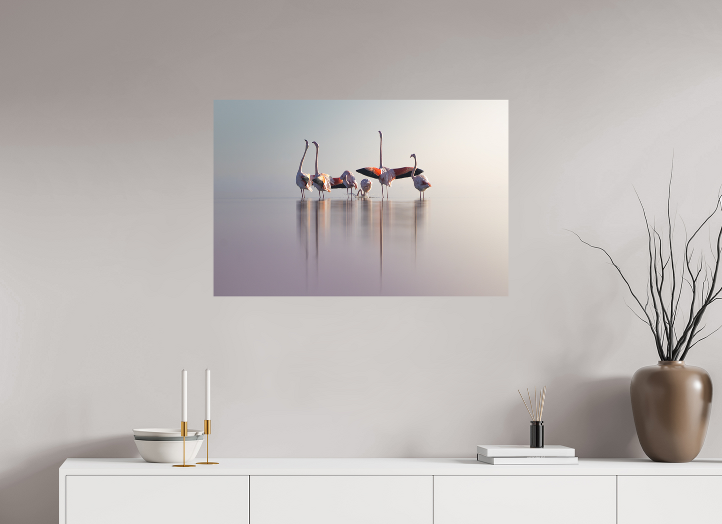 90 x 60 cm, Alu Dibond Brumeux Nuptial