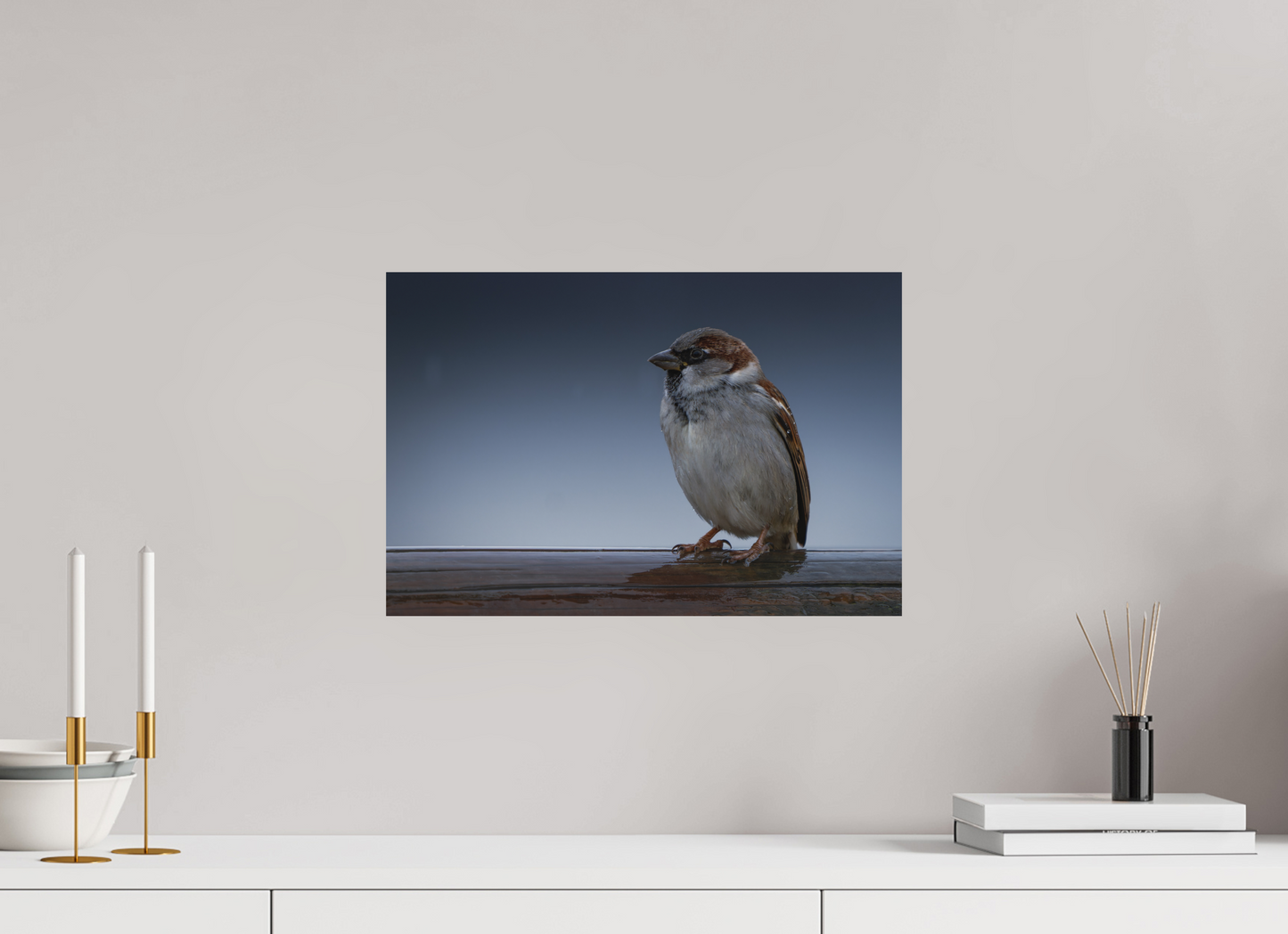 45 x 30 cm, Alu Dibond Ciel de Givre