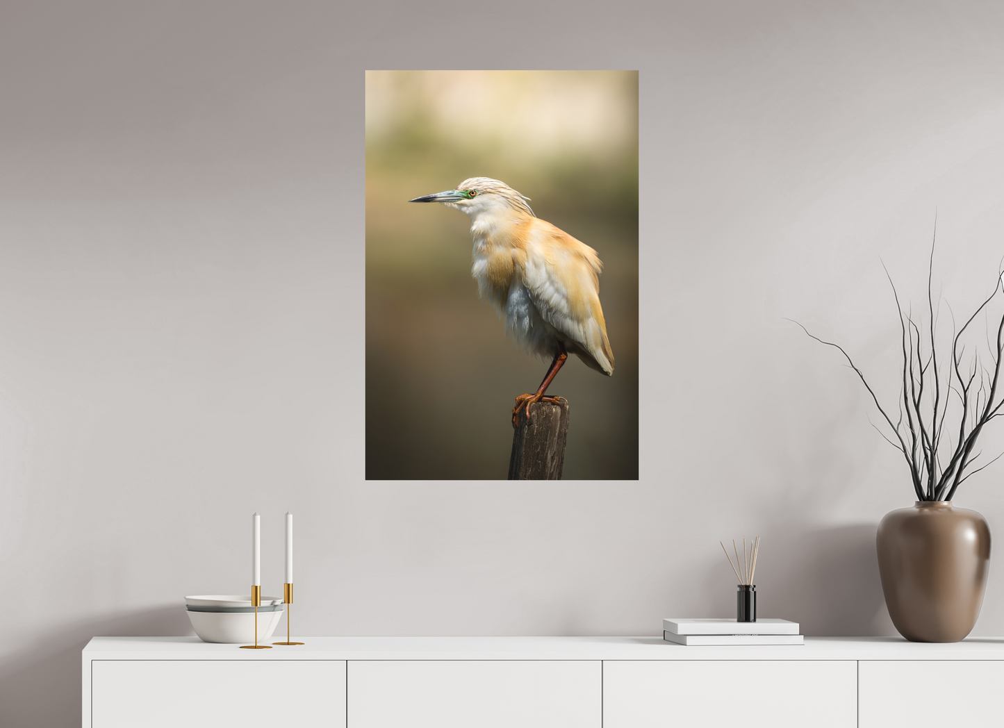 60 x 90 cm, Alu Dibond Éclat d’Ocre