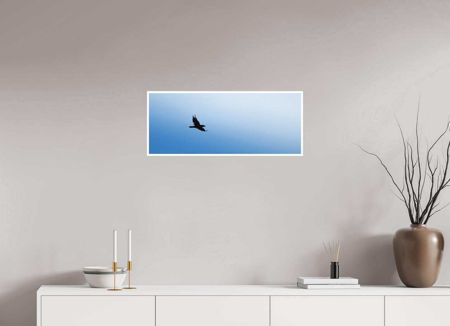 Grand Corbeau | noir et bleu
