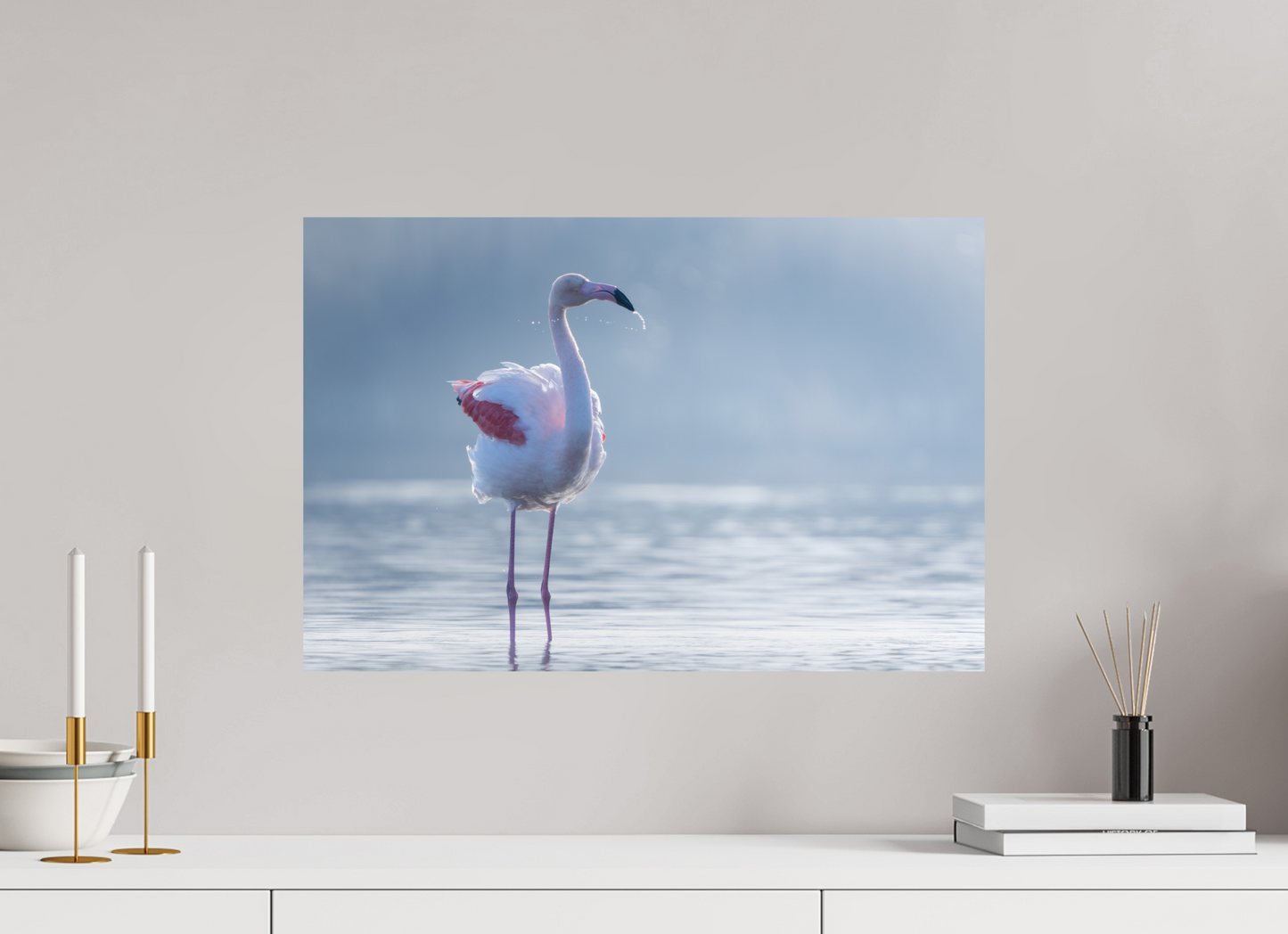 60 x 40 cm, Forex Brume Rose