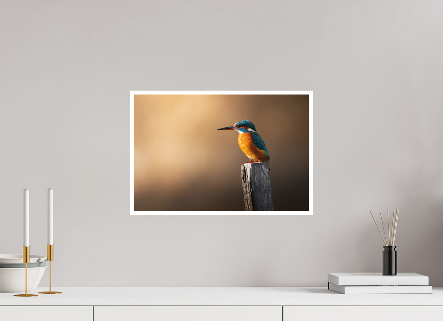 45 x 30 cm, Fine Art Or et Azur