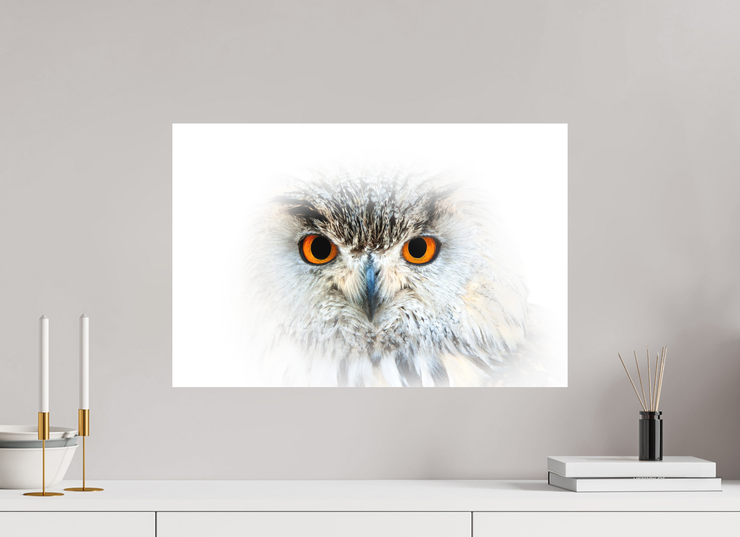 Hibou Grand-duc de Sibérie | les yeux du blizzard